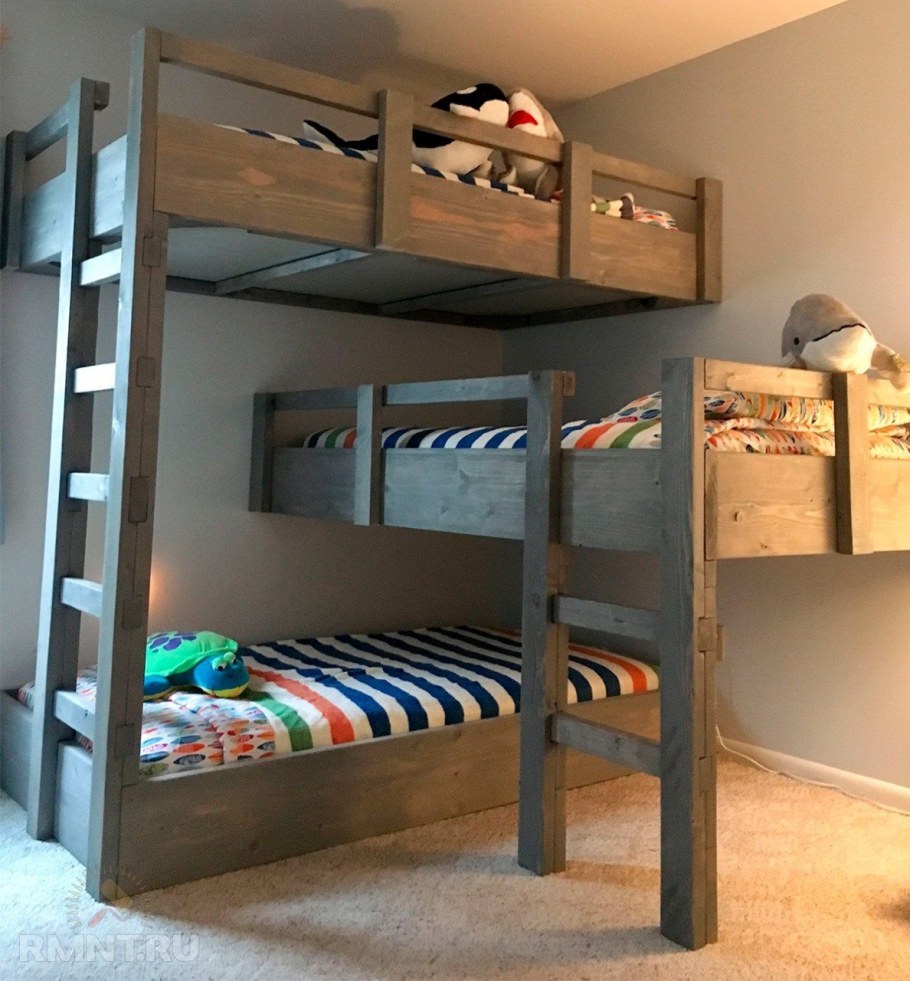 Трехъярусная кровать икеа