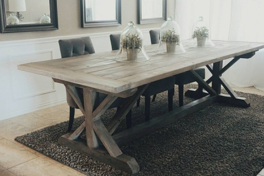 Обеденный стол Sierra Dining Table - whitewashed