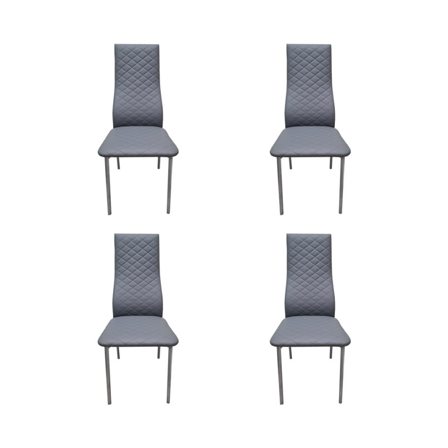Комплект стульев TETCHAIR qxx (Mod. C1058) 4 шт., серый