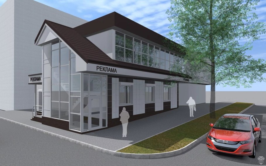 Проект двухэтажного здания