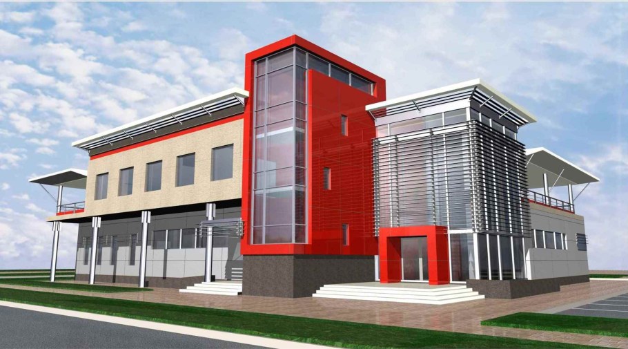 Фасады АБК промзданий