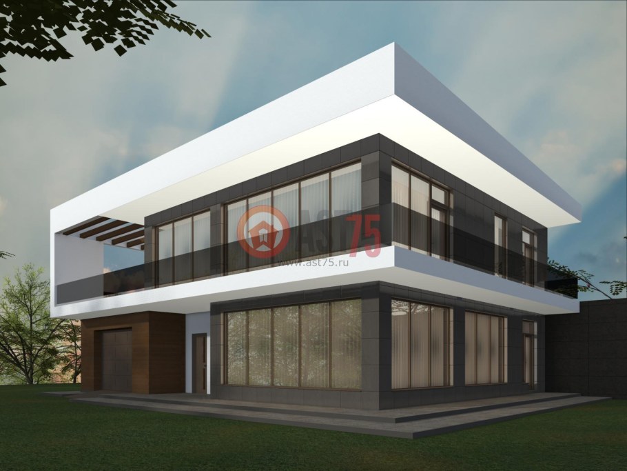 Двухэтажное офисное здание