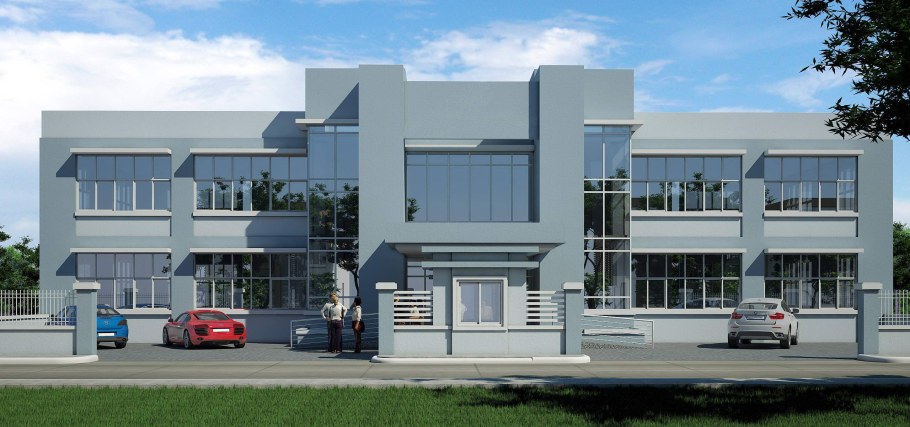 Двухэтажное офисное здание