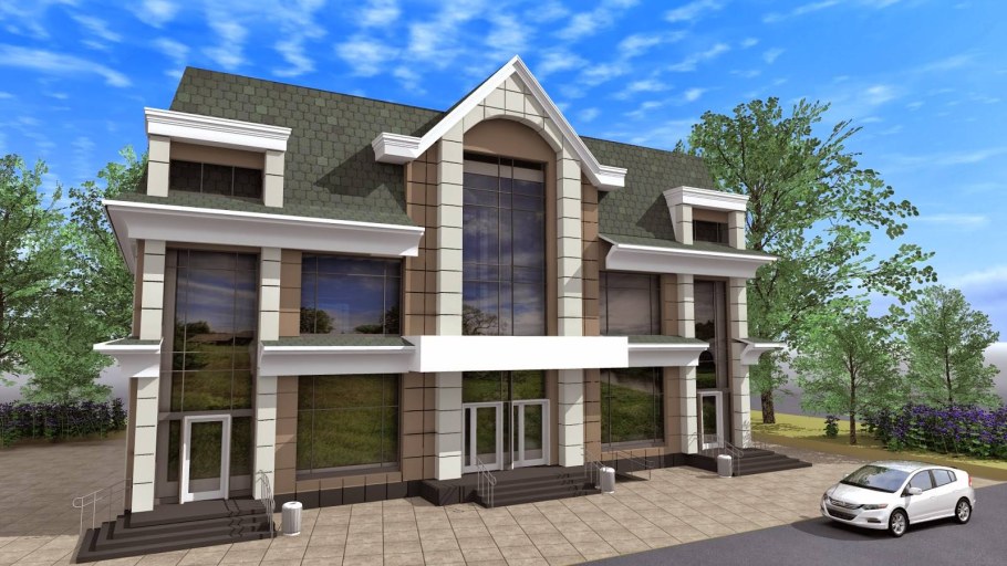 Проект двухэтажного магазина