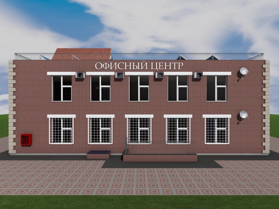 Двухэтажное офисное здание