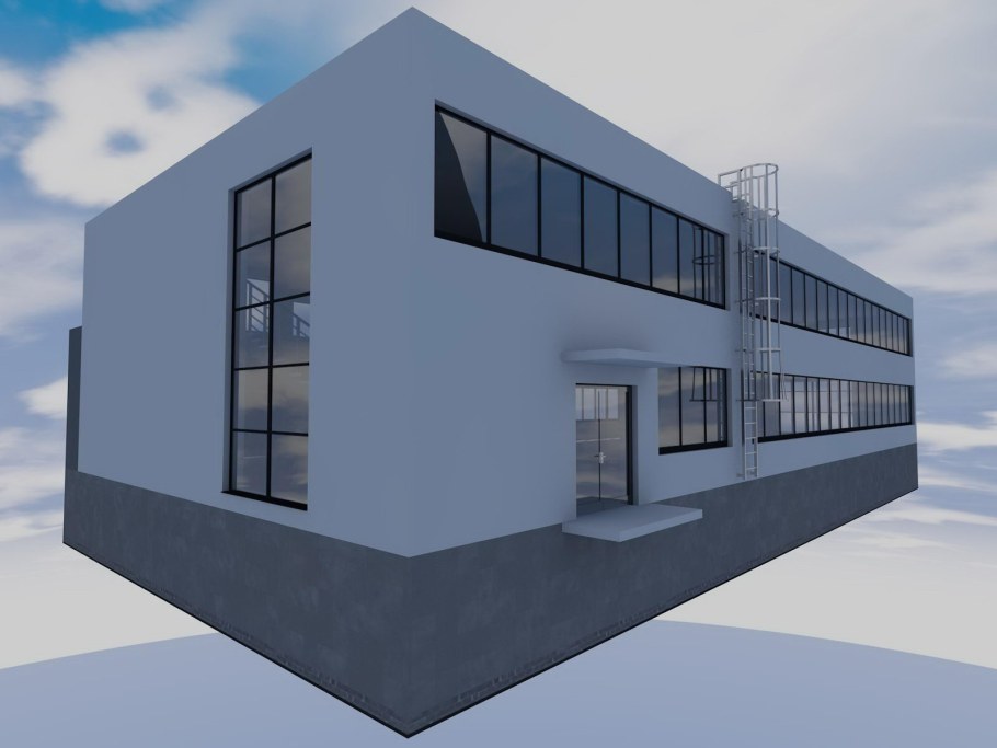 Проект АБК из сэндвич панелей