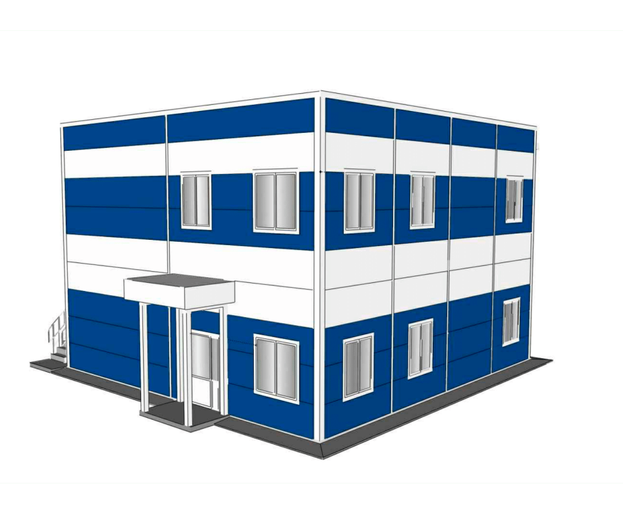 Офисное здание из сэндвич панелей