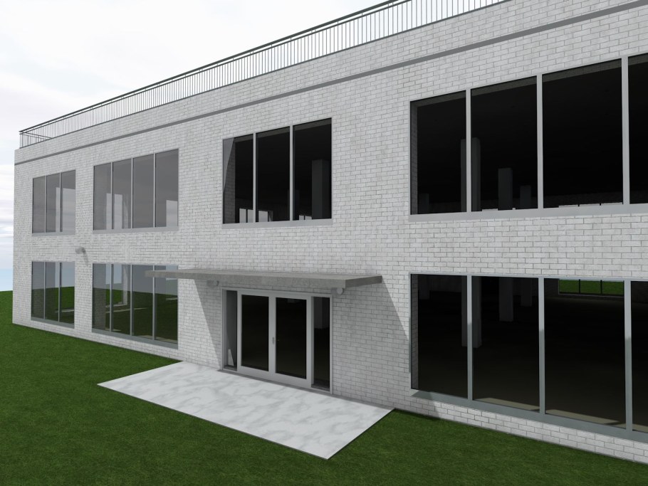 Проект двухэтажного офисного здания