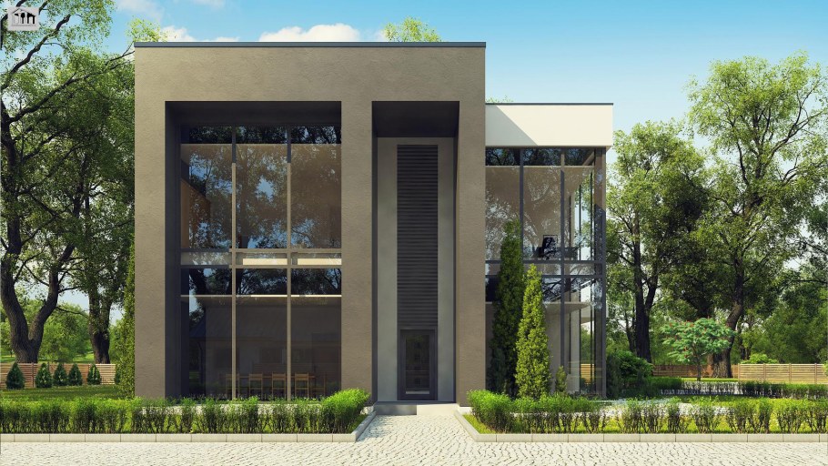 Современные двухэтажные здания