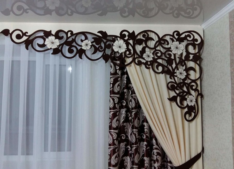 Ажурное бандо для штор