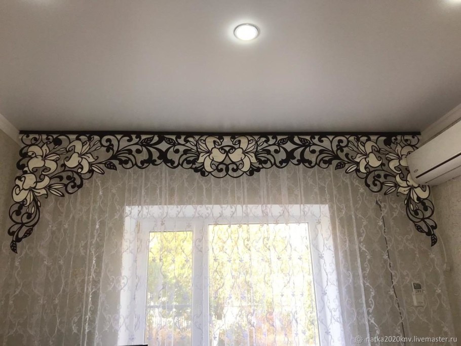 Камея ажурный ламбрекен