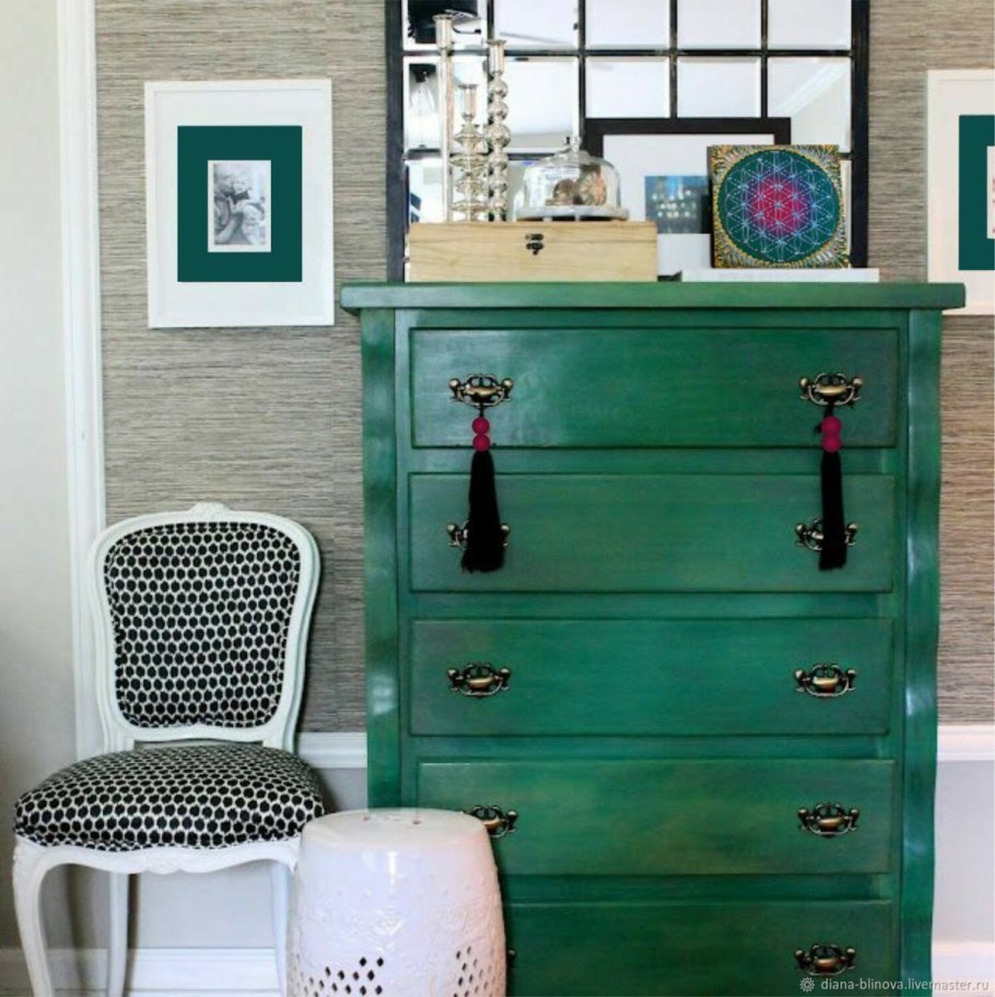 Изумрудный комод икеа