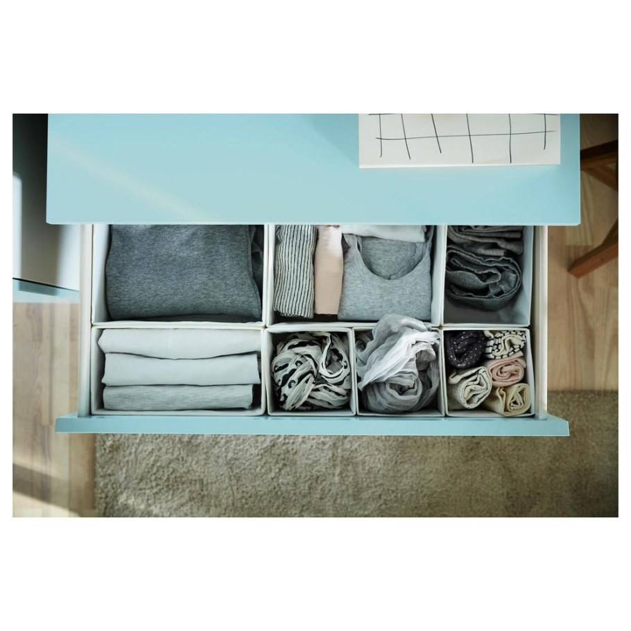 Икеа МАЛЬМ комод бирюза