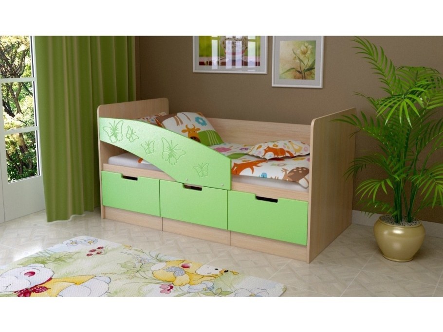 Кровать Бэмби 8 бабочки