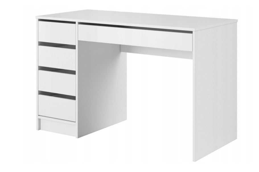 Компьютерный стол белый глянец МД64.3.120