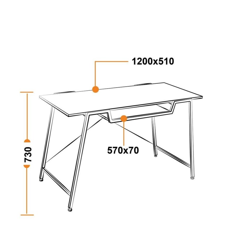 Компьютерный стол TETCHAIR WRX-12