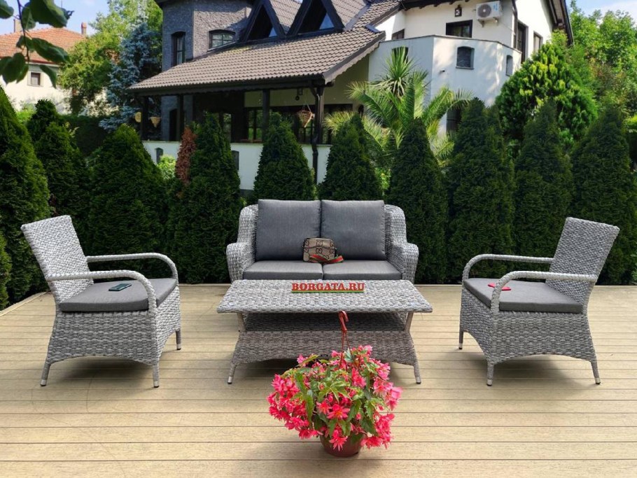 Утопленная диванная зона