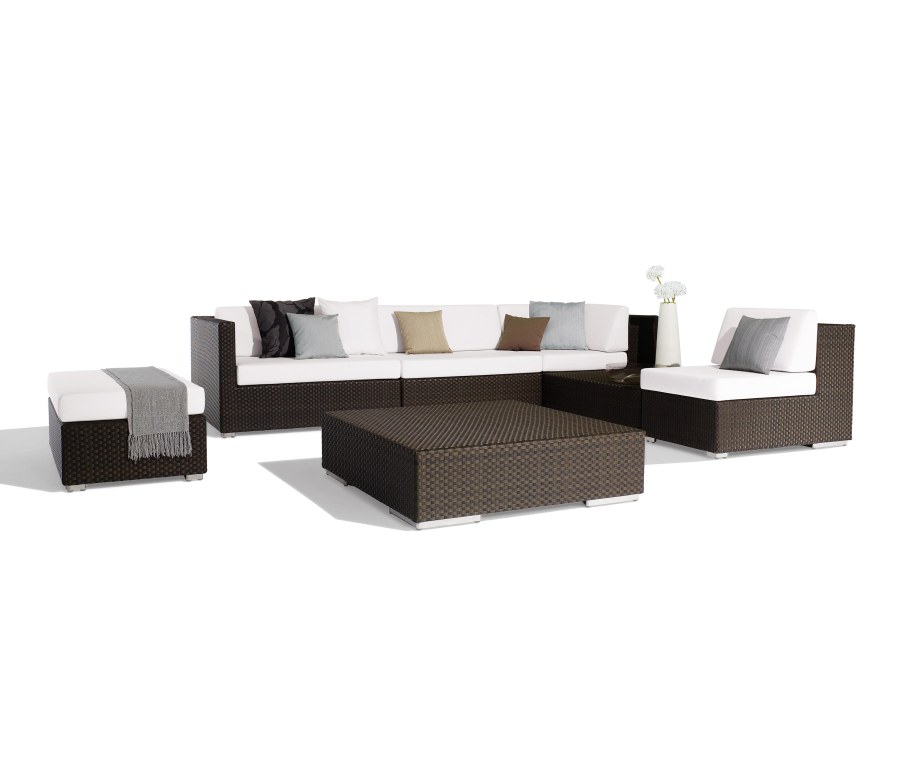 Диван с пуфом mu Dedon