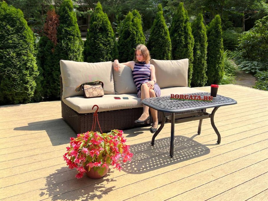 Террасная мебель на веранде