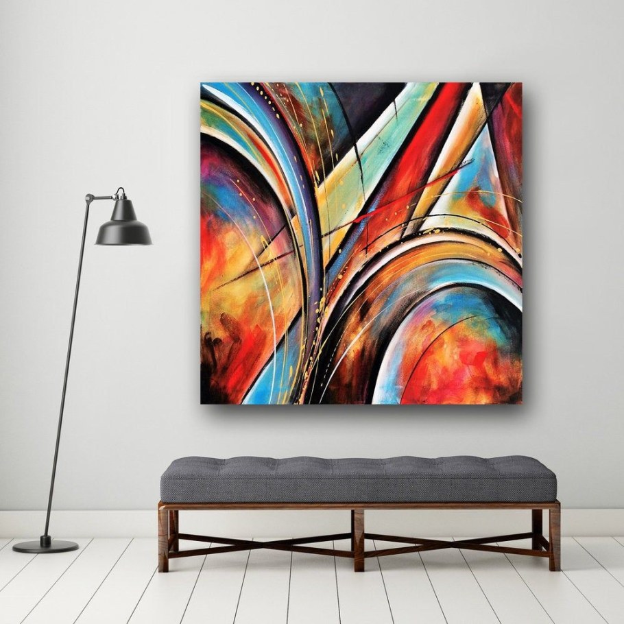 Абстракция в интерьере