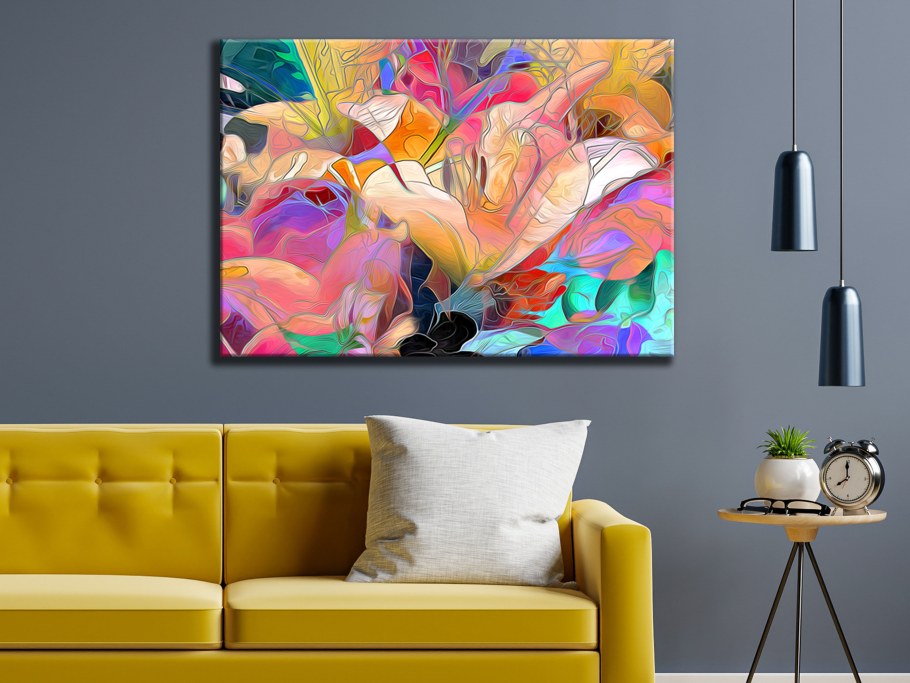 Яркие картины для интерьера абстракция