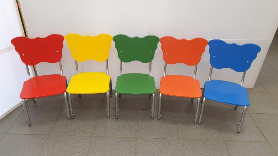 Стул детский на металлокаркасе