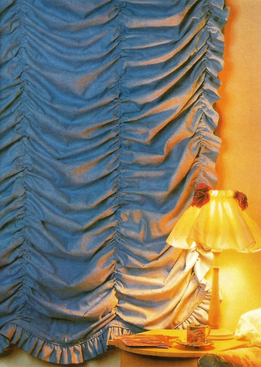 Французские шторы из портьерной ткани