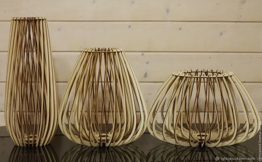 Люстра из фанеры