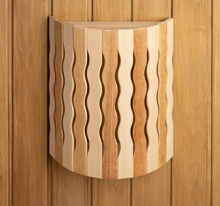 Абажур деревянный угловой термо