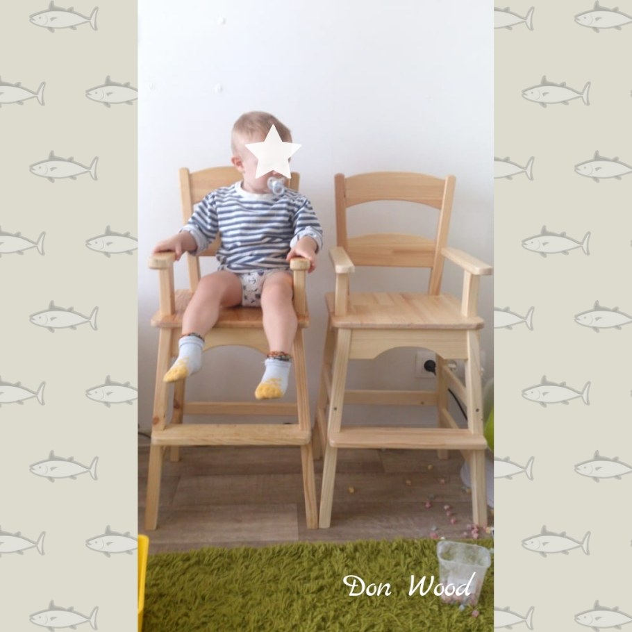 Высокий детский стул