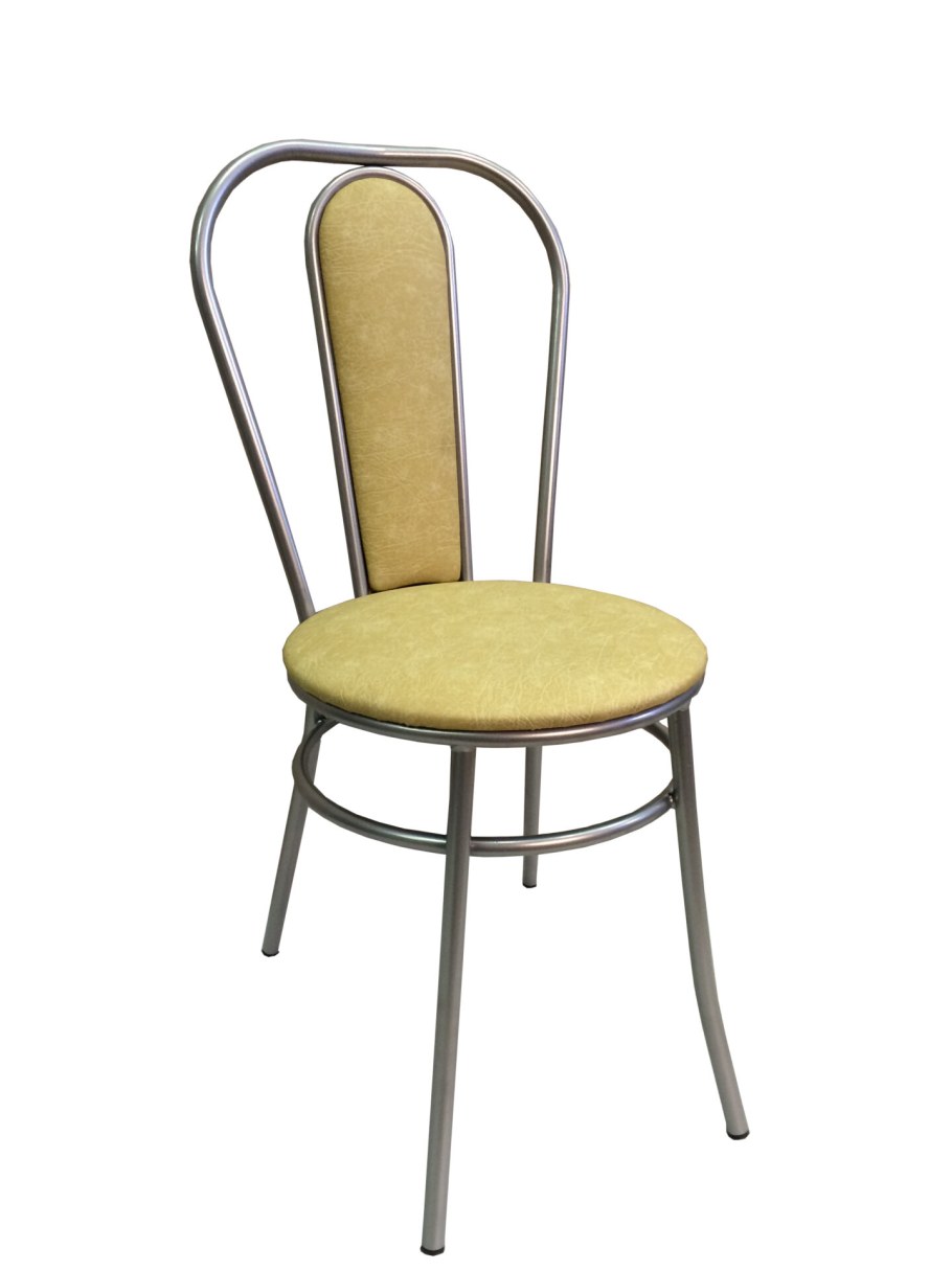 Стул Венский металл (белый/бежевый)