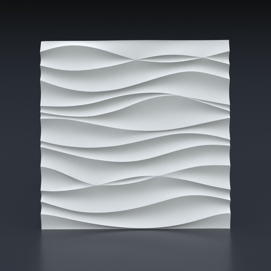 Гипсовая панель 3d Аравийская волна