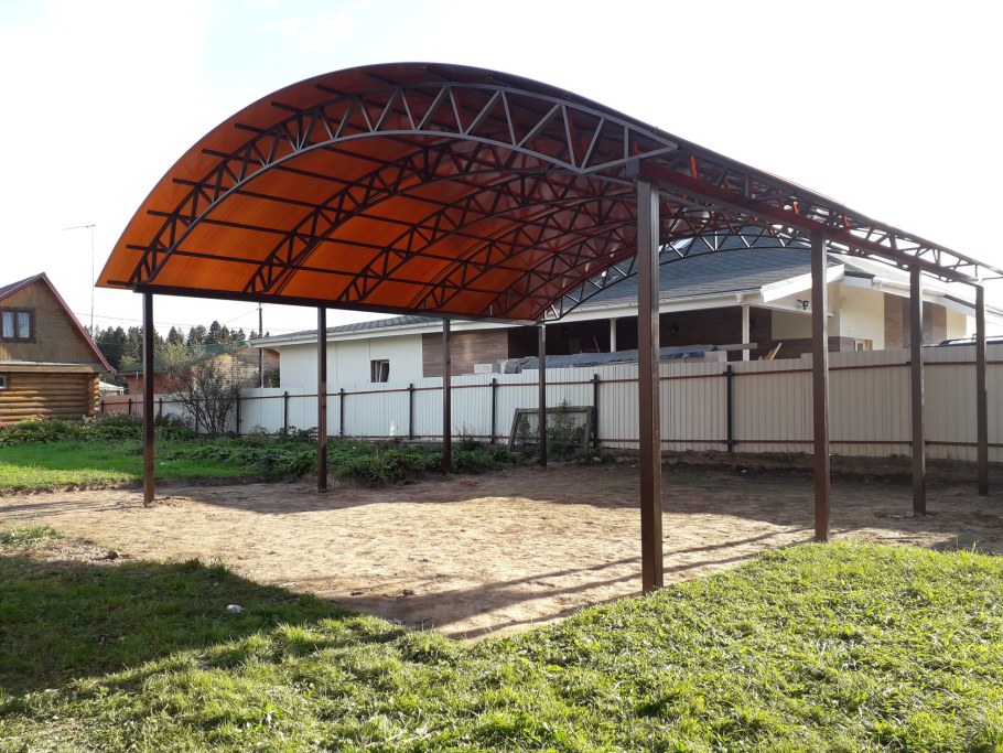 Арочный навес