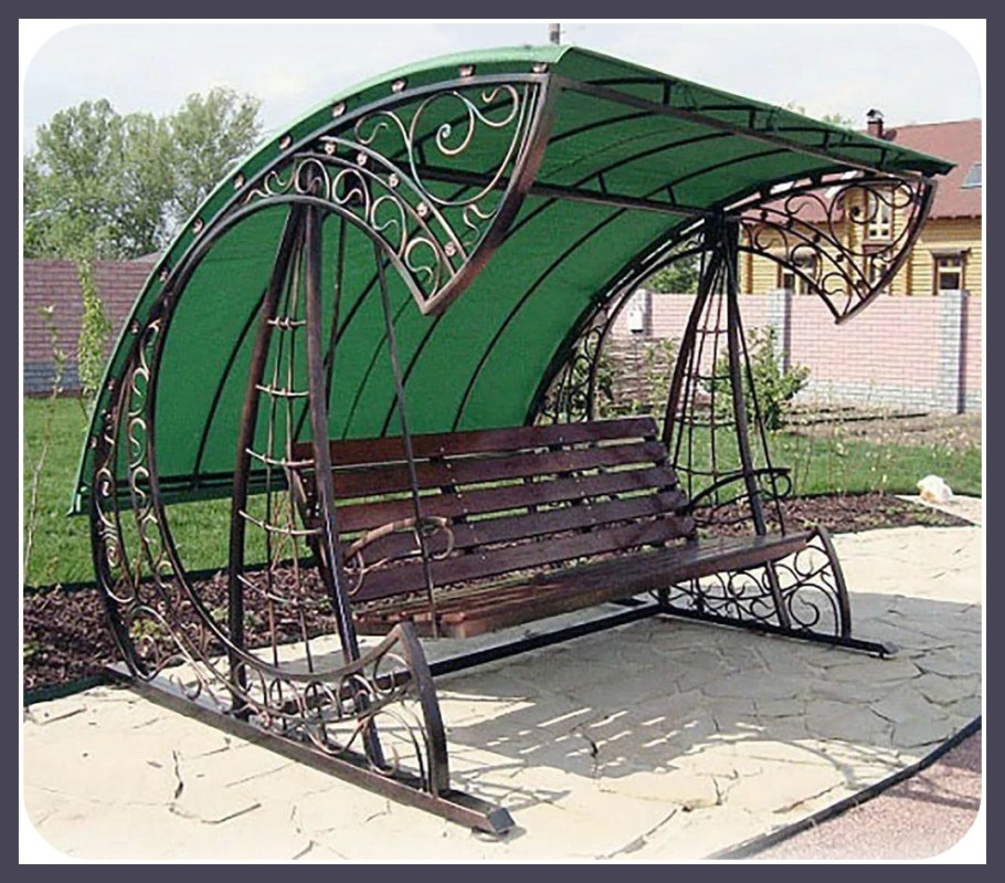Садовые качели наш двор