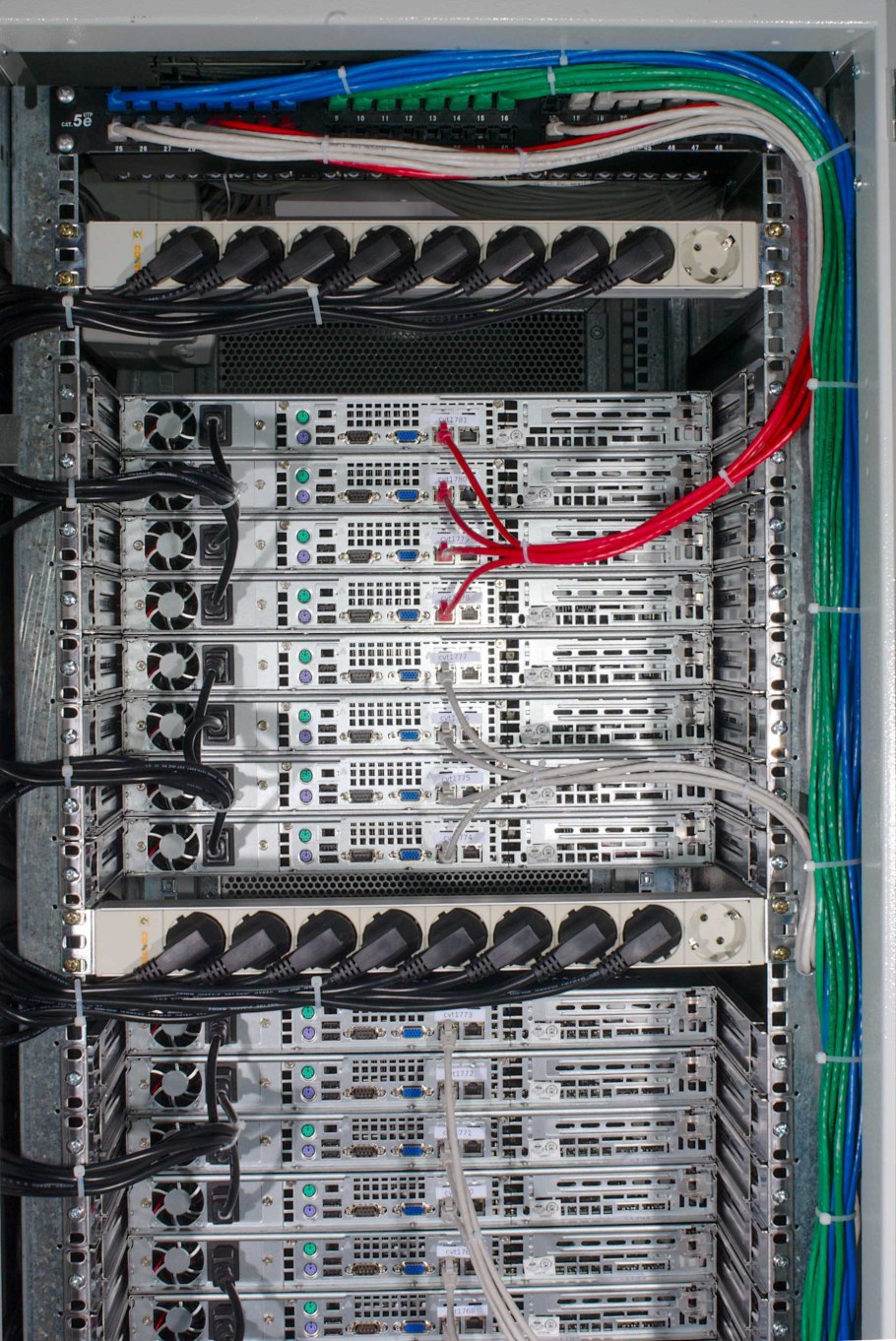 Стойка СКС связи ЛВС