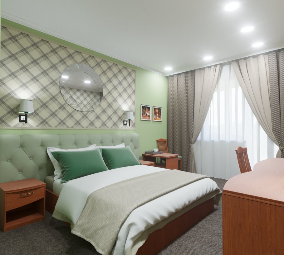 Интерьер гостиничного номера