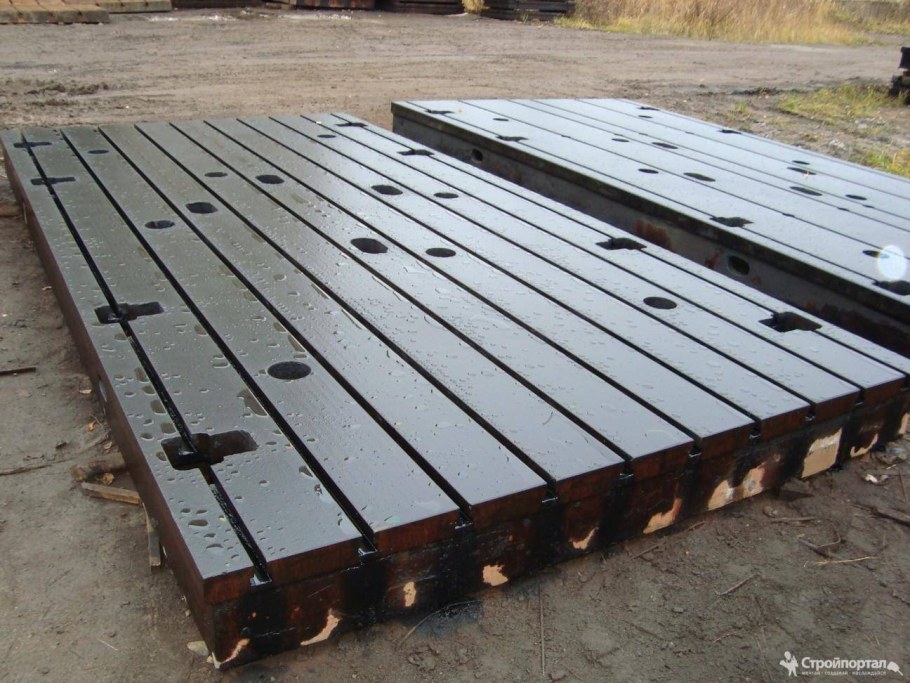 Плита монтажная чугунная 5000*2500*300