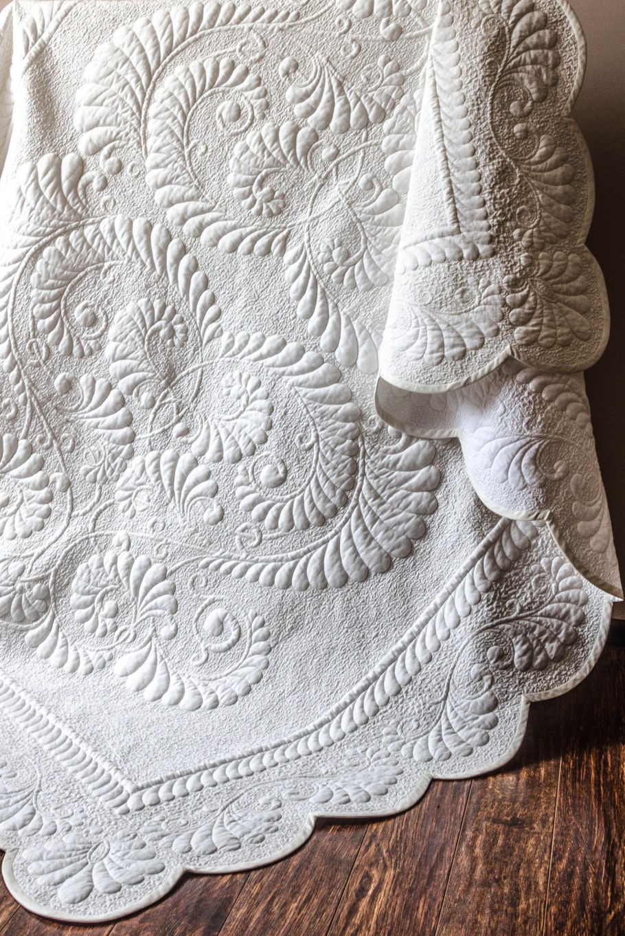 Лоскутное шитье трапунто