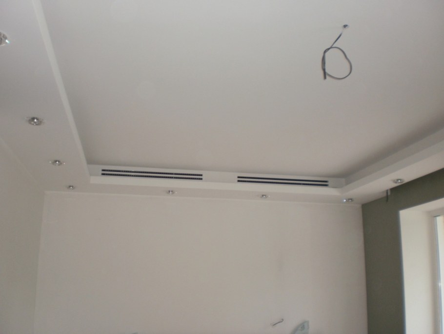 Канальный кондиционер щелевый диффузоры