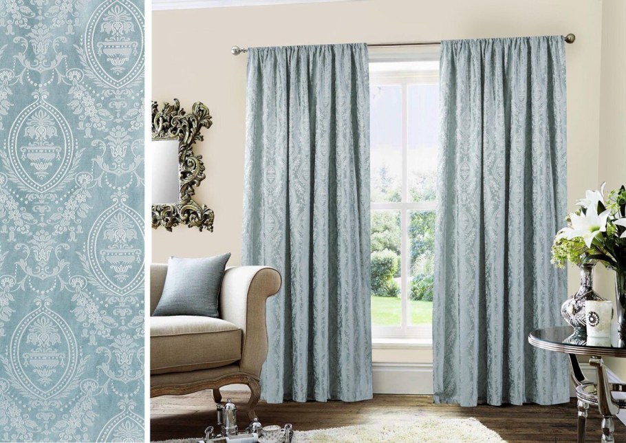 Шторы Верди морская волна