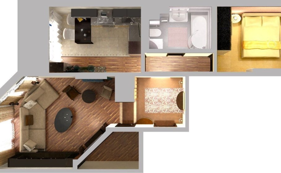 ИП-46с двушка перепланировка