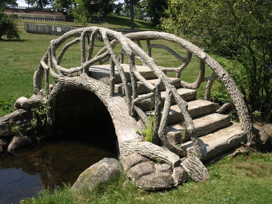 Мостик из арт бетона