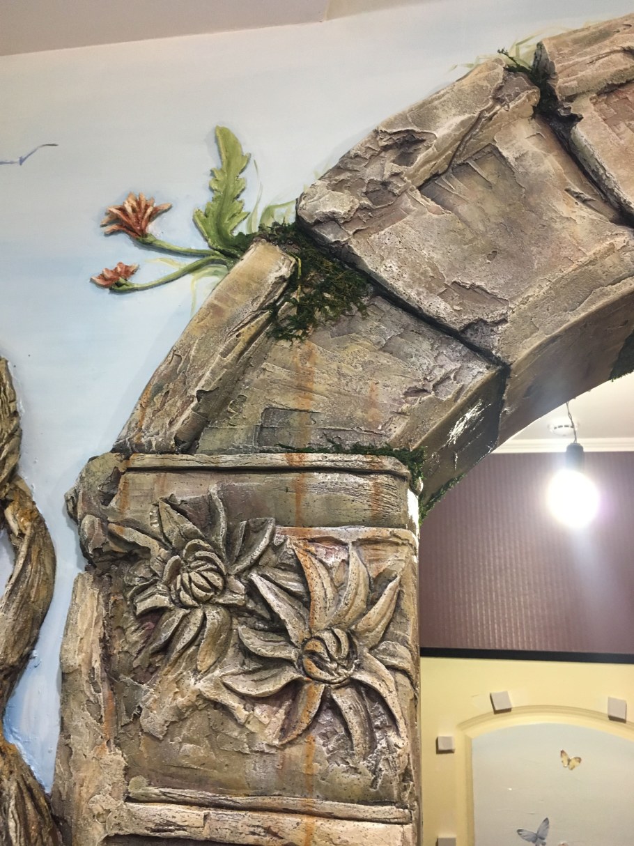 Скульптурный бетон декорирование