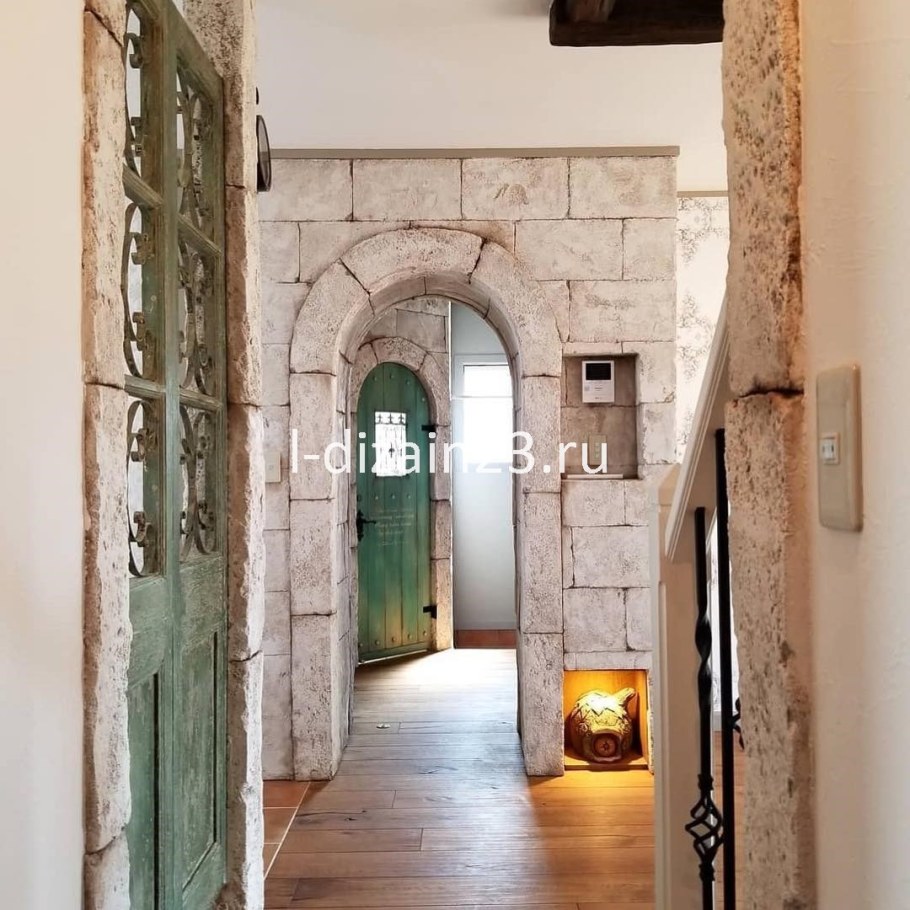 Арка из артбетона в квартире