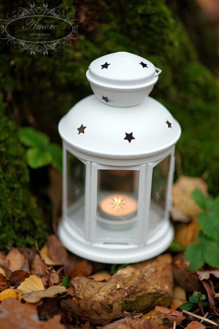 Подсвечник икеа белый фонарь