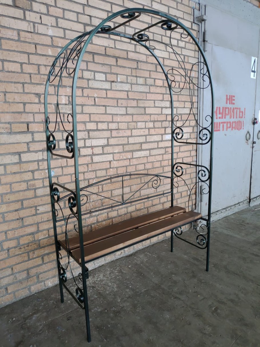 Арка Садовая со скамейкой
