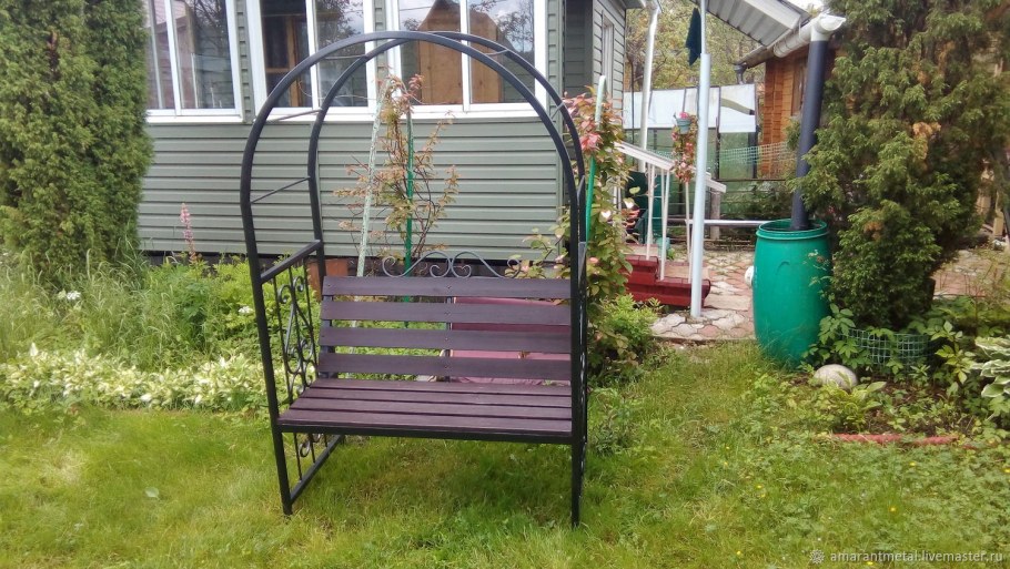 Арка-скамья т329металл
