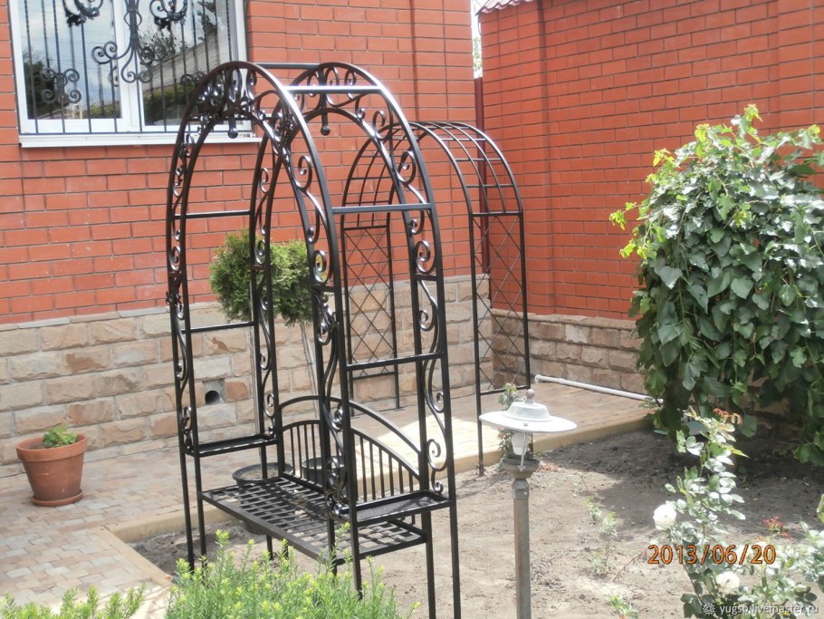 Арка Садовая leafdesign металлическая 30x180x235 см