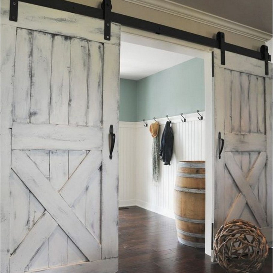 Амбарные двери в стиле лофт