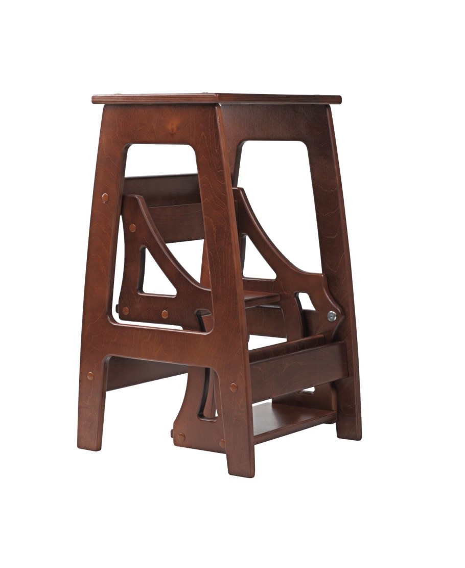 Табурет-стремянка СД-207 бук (ЛДСП, металл 380х370х580 мм)